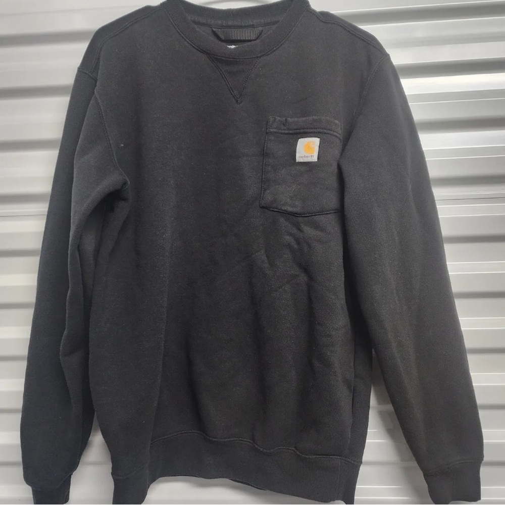 Carhartt Sweater Small black loose fit long sleeve